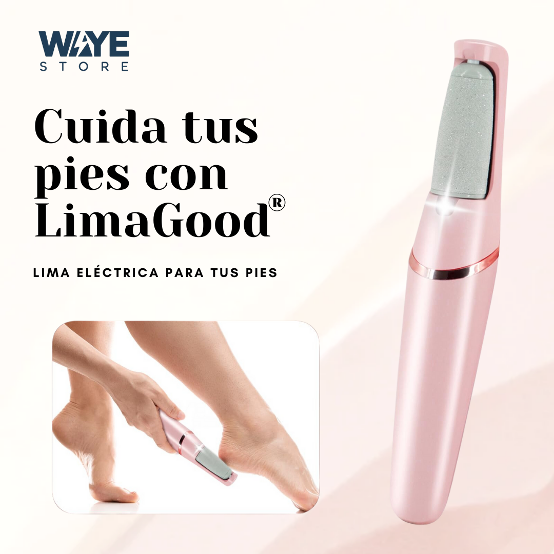 Lima eléctrica LimaGood® - Elimina Piel Seca y Callos Duros en pocos Minutos