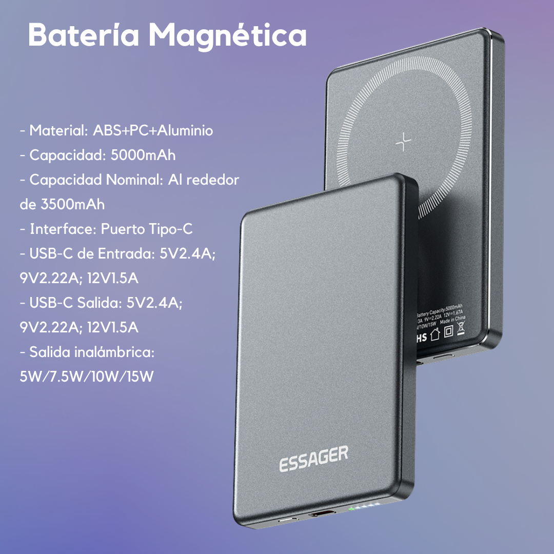 Batería Externa - PowerBank Essager SLIM